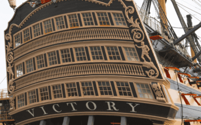 Battle-scarred iconic Trafalgar sail returns to public display